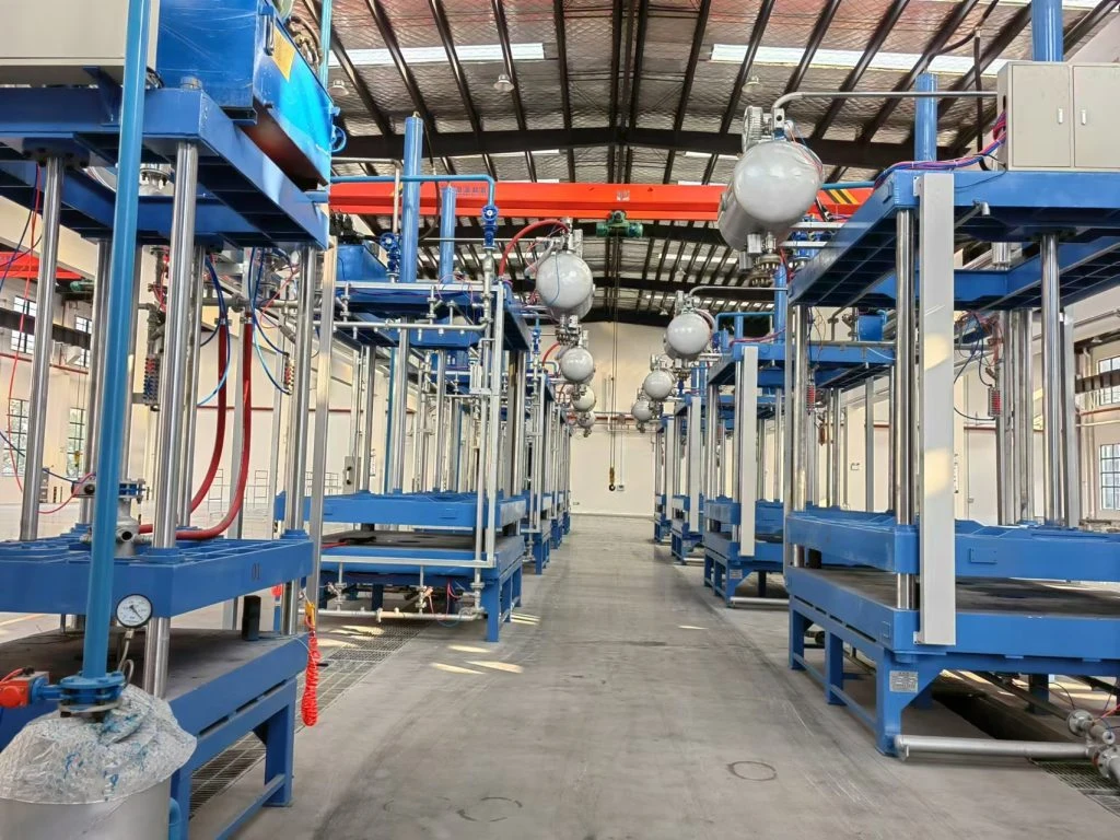 Vertical PLC hydraulic foam forming machine